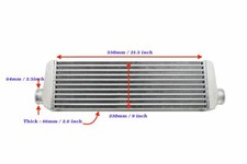 550x230x66 Front Mount Car Intercooler Core 64mm Inout Fit Vw Bmw Sale