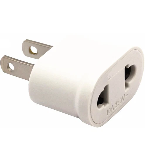 12X 2 Pin Travel Charger Converters EU to US European Plug For Power Adapter NEW - Picture 5 of 8