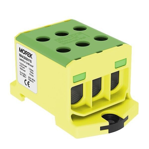 Morsetto linea principale 6x1,5-50mm2 giallo-verde 1P OTL 50-3 MAA3050Y10...