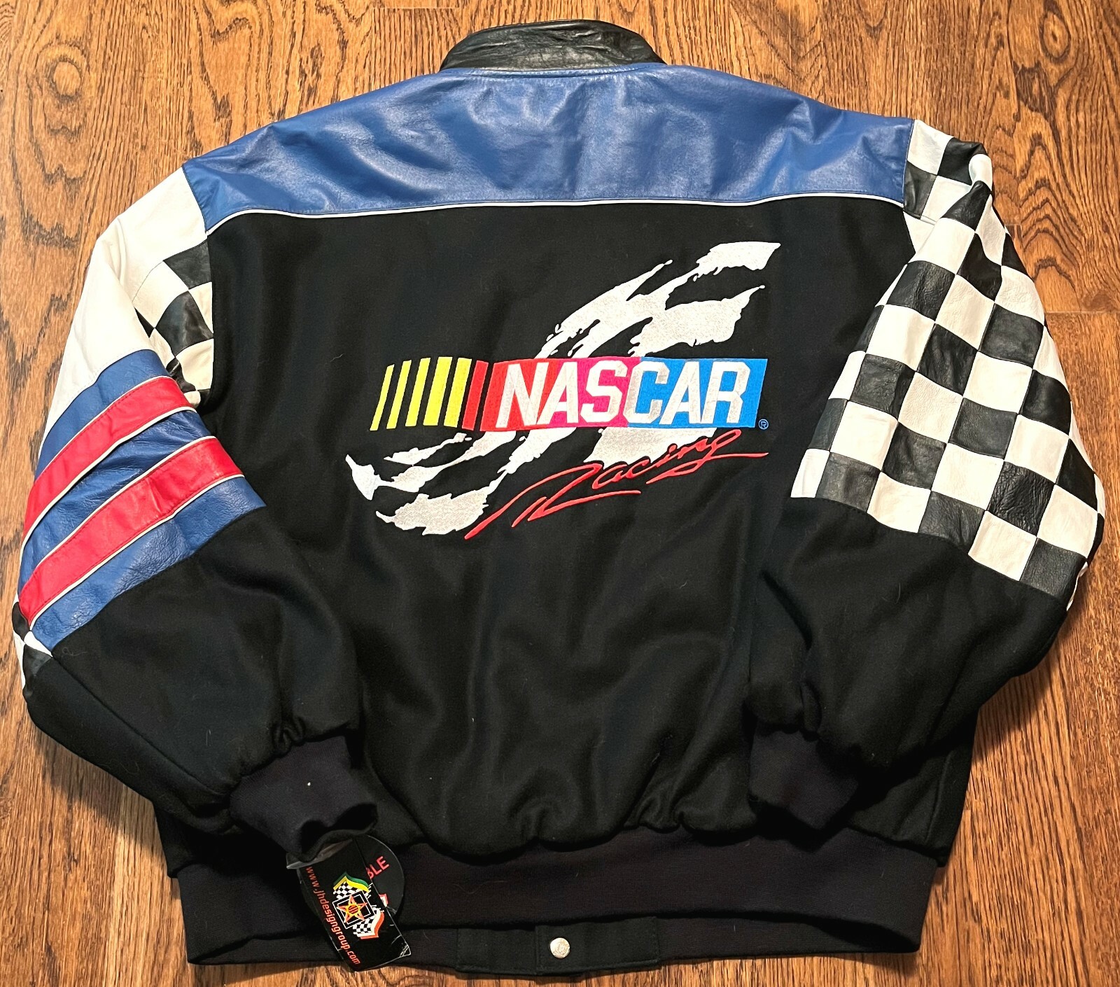 Vintage NASCAR Jacket Jeff Hamilton JH 