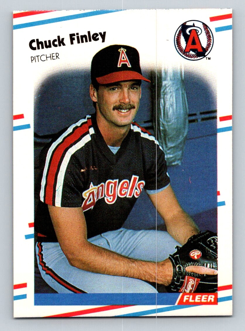 あページ Chuck Finley 1988 Fleer #489 California Angels | eBay