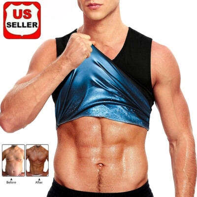 Women Men Hot Sweat Slimming Shaper Fitness Gym Vest Sauna Tank Top Weight Lose
