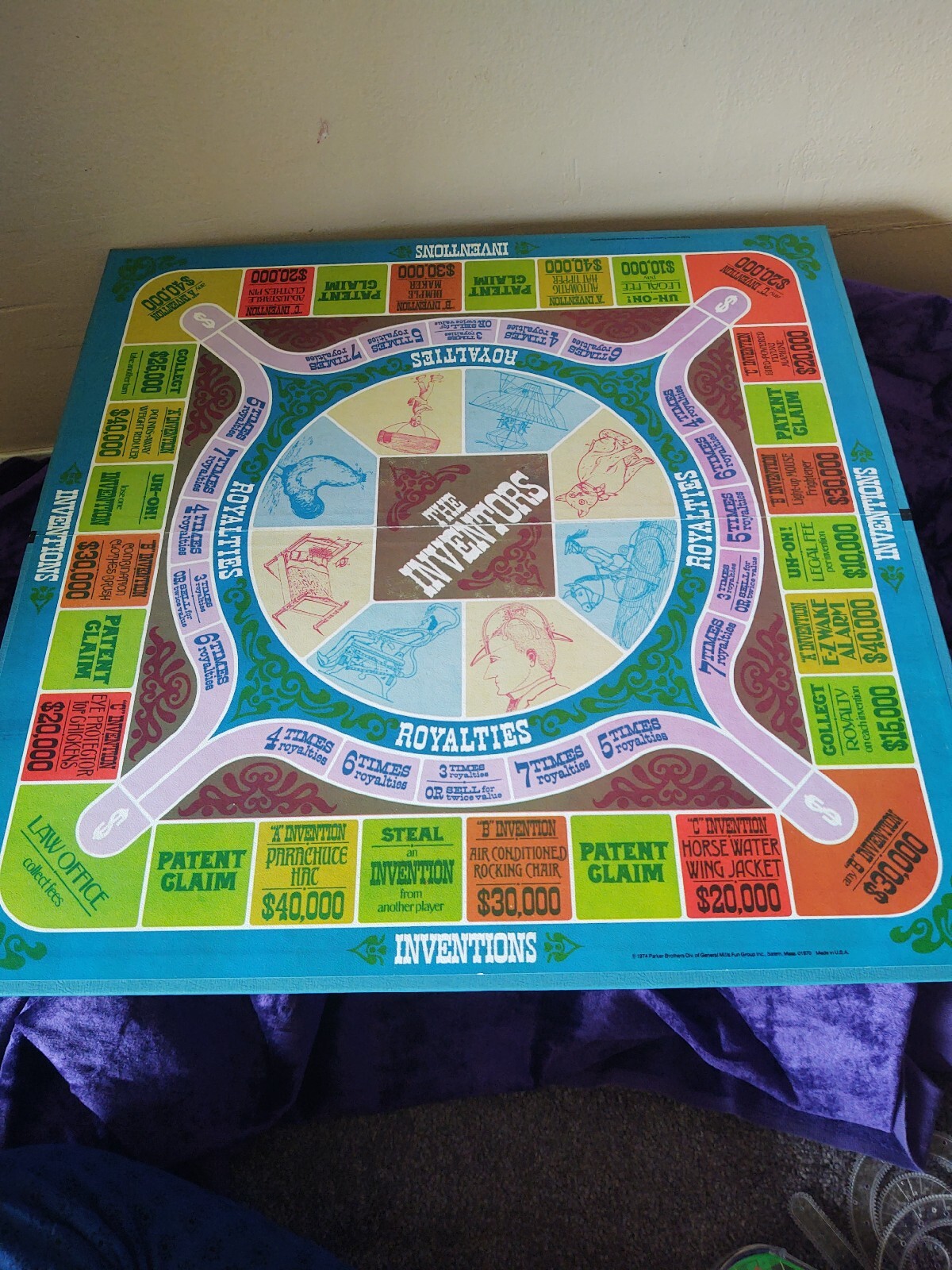 THE INVENTORS Board Game Parker Brothers Complete Vintage 1974