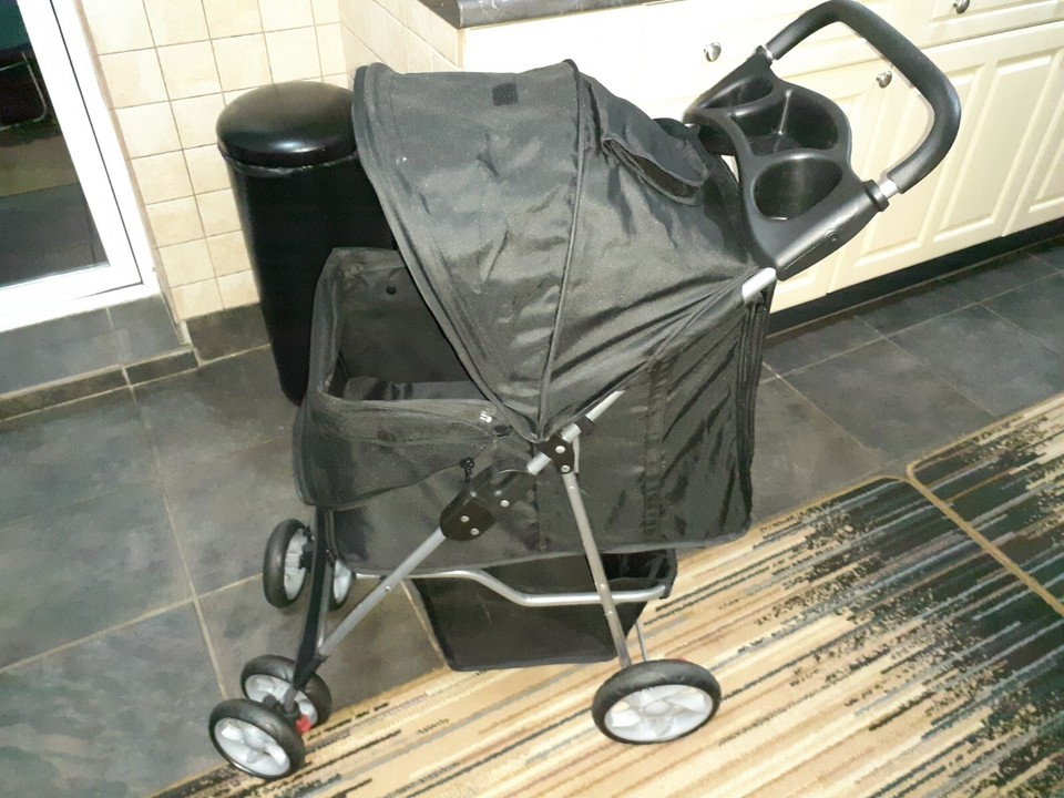 Pet Stroller Dog Puppy Cat Pram Pushchair Travel Cart Jogging Buggy