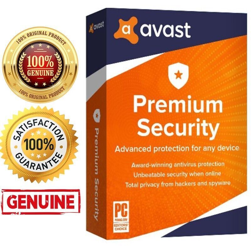 ✅ Avast Premium Security 1 PC 1 Year Global ✅