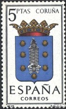 Espagne 1383 (complète edition) neuf avec gomme originale 1963 Crest