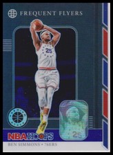 2019-20 Hoops #10 Ben Simmons Frequent Flyers Holo