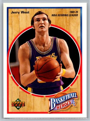 その他 Jerry West Auto upper deck 1991 Upper Deck #4 Jerry West Basketball Heroes Jerry West | eBay