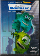 MONSTERS, INC. Billy Crystal, John Goodman - Disney DVD - Good Condition
