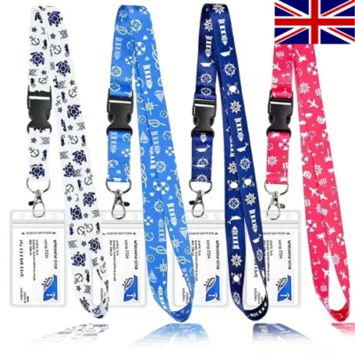 Cruise Lanyard Holiday ID Card Keys Phone Lanyard Neck Strap Waterproof Lanyard