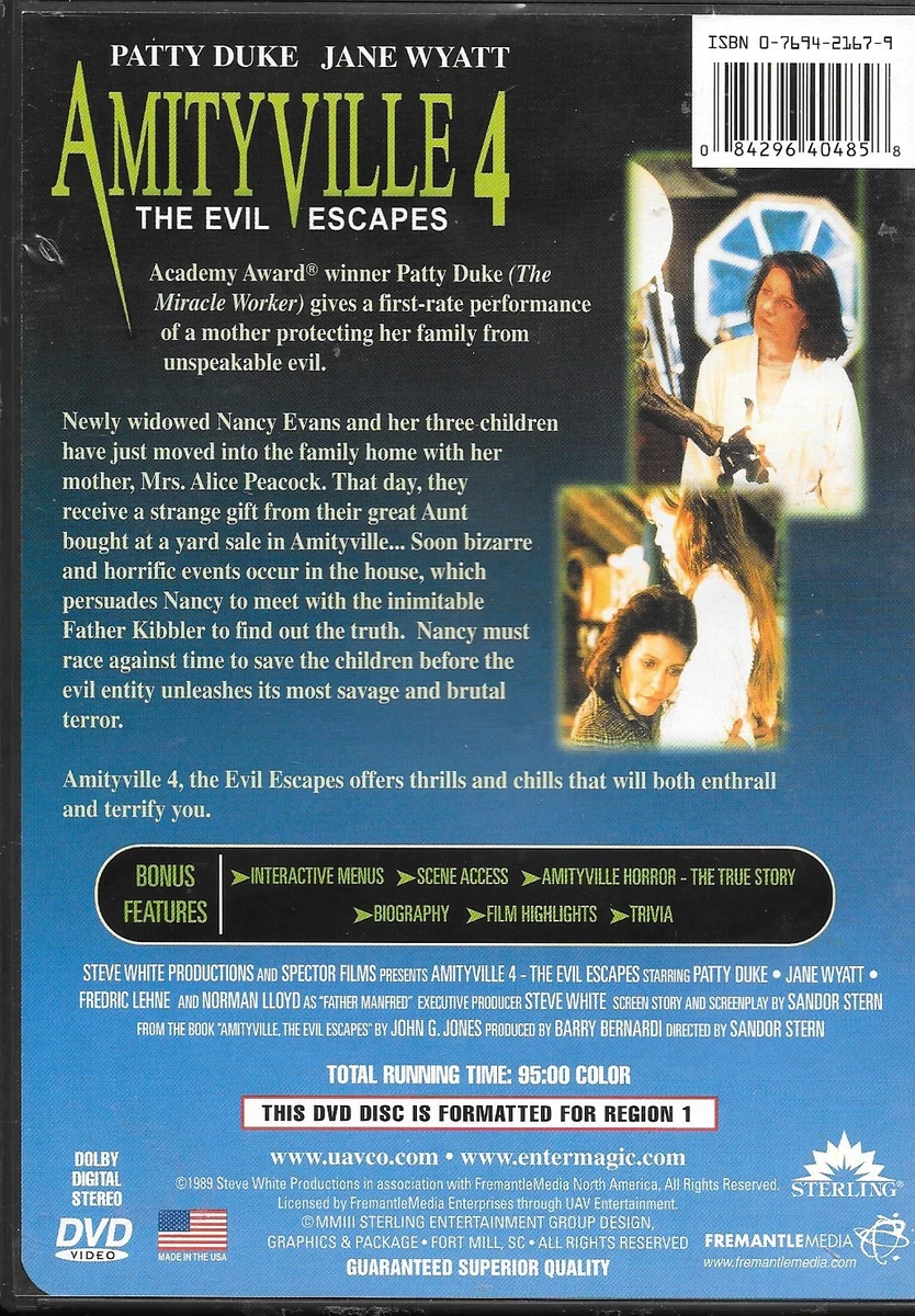 Centro de producción Adepto fuente AMITYVILLE 4 THE EVIL ESCAPES (DVD) WE Combine Shipping in the U.S.! 84296404858 | eBay Centro de producción Adepto fuente AMITYVILLE 4 THE EVIL ESCAPES (DVD) WE Combine Shipping in the U.S.! 84296404858 | eBay