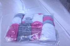 Toddler Girl Socks Variety Size Pack 12M - 4T 16 Pairs Total Pink White Multi