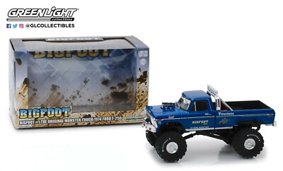 1974 FORD F-250 MONSTER TRUCK BIGFOOT #1 BLUE 1:43 SCALE BY