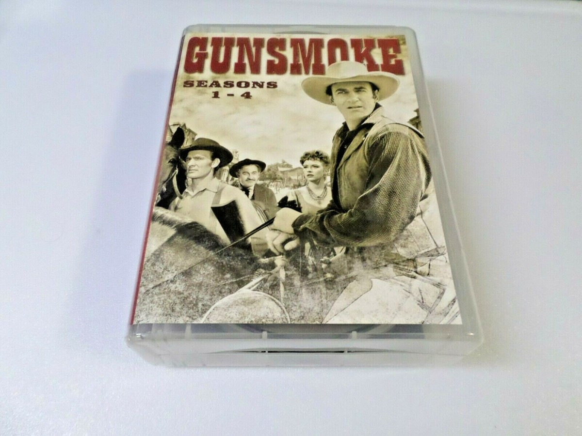 Gunsmoke Seasons 1-4 (DVD, 1955, 24 Discs Set) JAMES ARNESS
