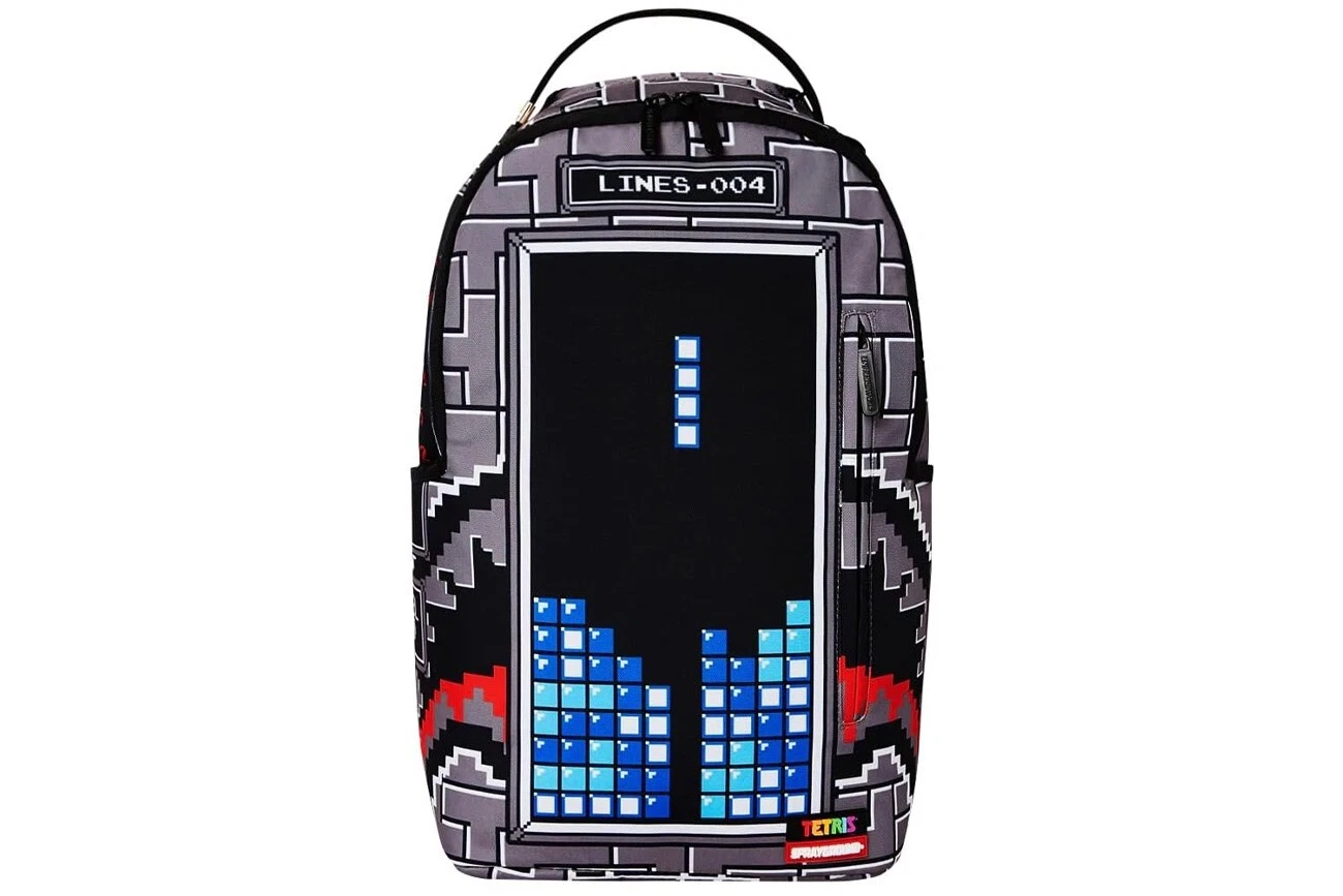 NWT Sprayground 910B6349NSZ Tetris Shark Game DLXSR Backpack