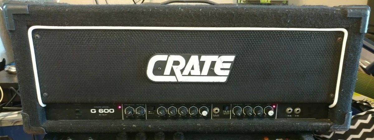 Crate G 600 Made in USA By SLM Solid State Electric Guitar Amplifier Head G600