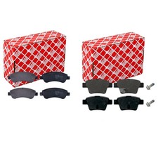 FEBI BREMSBELÄGE VORNE+HINTEN passend für Peugeot 207 307 3A/C