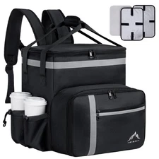 Food Delivery Backpack Insulated Food Delivery Bags for Takeout Bike Large Pi...