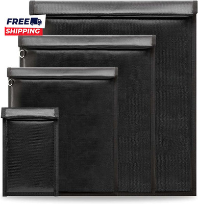 Faraday Bags Anti-Tracking Faraday Cage Set of 4 Sizes for Laptops Tablets......
