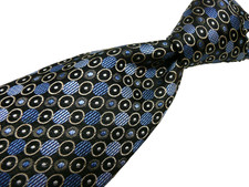 New, Elegant  Sophisticated Gentleman's Silk Tie. Shades of Blue. X-Long - 63"