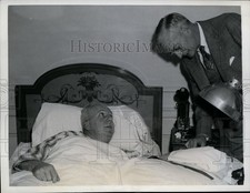1942 Press Photo General manager of Reds Warren Giles & Bill McKechnie