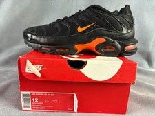NIKE Air Max Plus TN SE Black Total Orange 2018 Size 12 AO9564-001