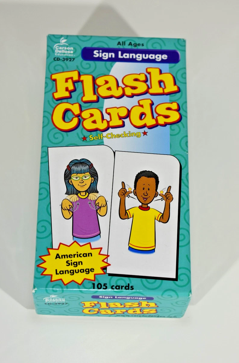 sign language flash cards products for sale | eBay