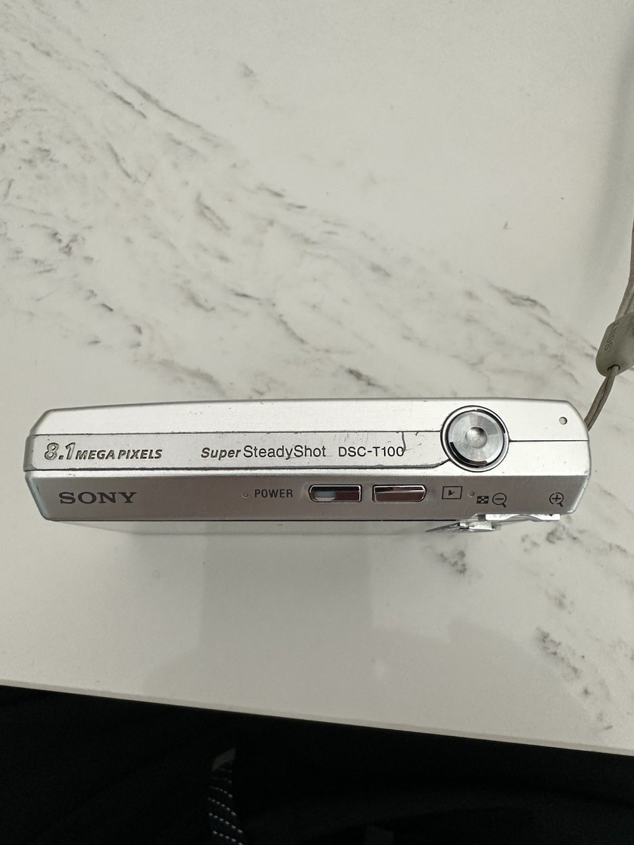 TTカメラ Sony Cyber-Shot DSC-T100, Digital Point & Shoot Camera, 8.1