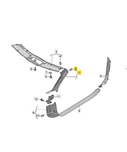2017-2023 Audi R8 4S V10 5.2L Interior RH Right A-Pillar Trim Cover OEM