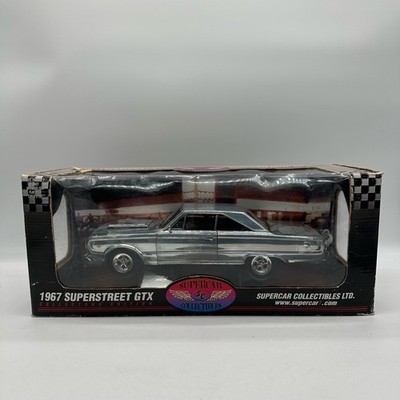 2002 ERTL 50059 Supercar Collectibles 1967 SuperStreet GTX Silver 1:18 Diecast