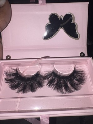 Full Volume Long Black Strip Eyelashes Reusable in Butterfly Case
