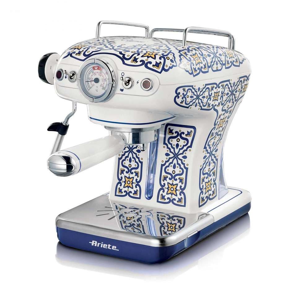 Offerta Ariete 1389 Capri Macchina Caffè Manuale 850W 0.9L Celeste