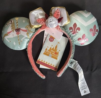 NWT Disney Minnie Mouse Main Attraction Ear Headband King Arthur's Carousel 7/12