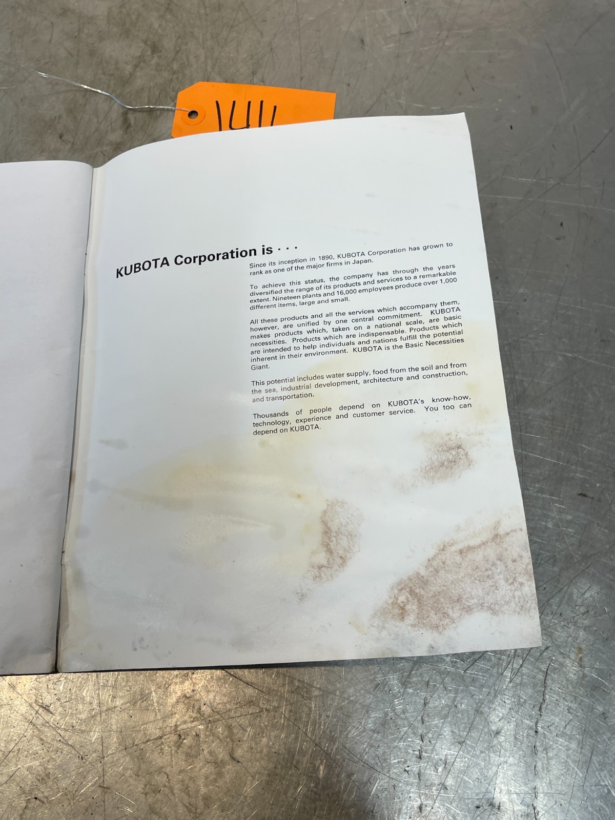 Kubota BX2350 Tractor Operators Manual BX1850