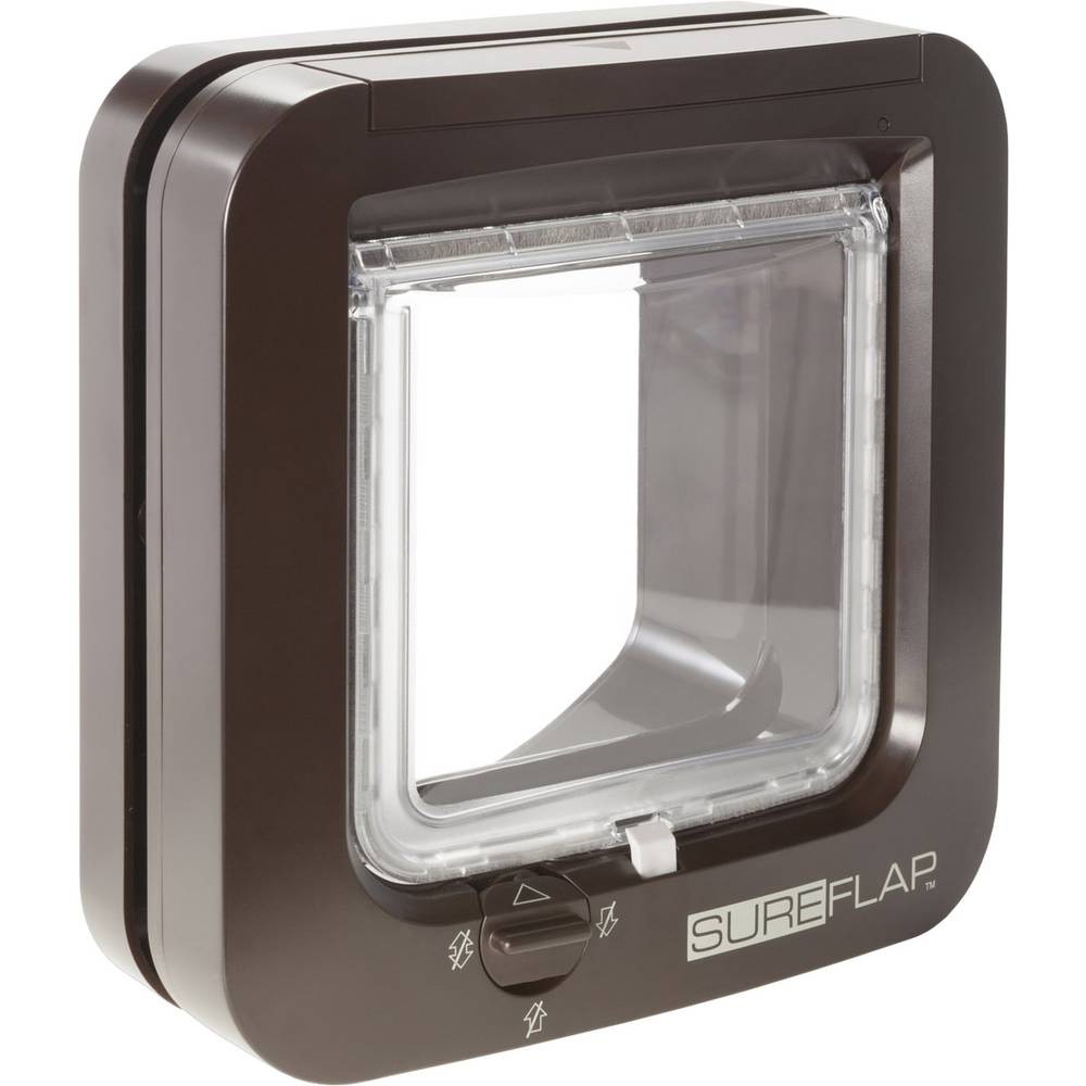 SureFlap Mikrochip Cat door Cappuccio per gatti Marrone 1 pz.