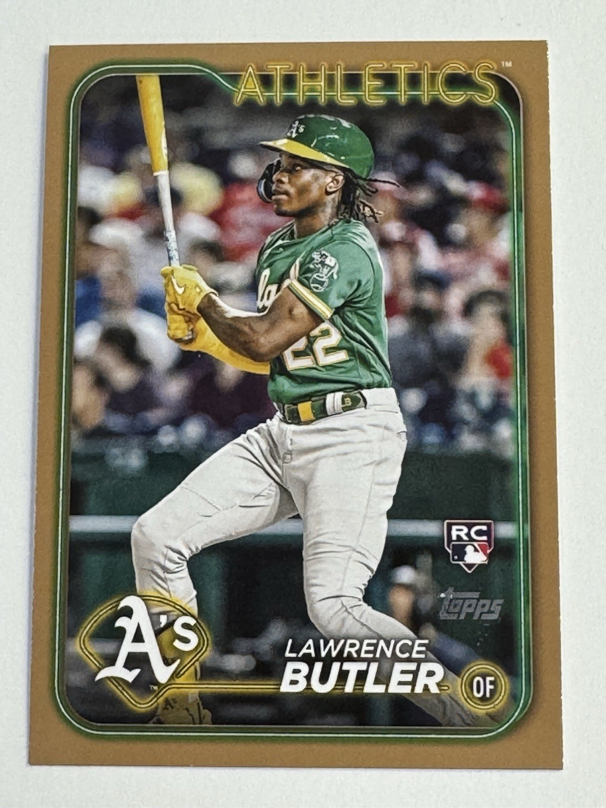 2024 Topps Series 2 Lawrence Butler RC A’s #676 Gold Border /2024