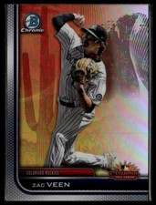 2023 Bowman Chrome Zac Veen 2022 AFL Fall Stars