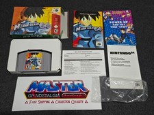 N64 Nintendo 64 MEGA MAN 64 100% CIB Complete Box Game Capcom Megaman Reg Card