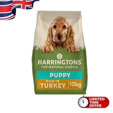 Natural Turkey & Rice Puppy Food 10kg - Complete Nutrition for All Breeds 3.60 per kilo