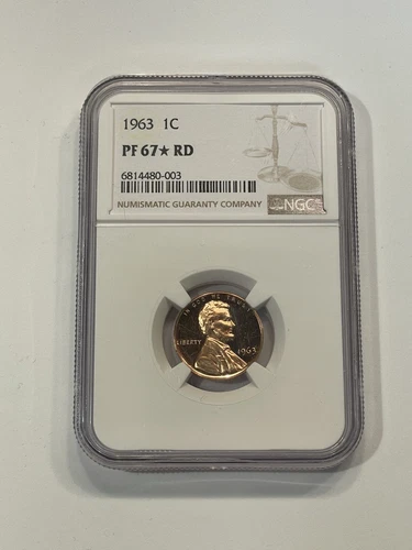 1963 Lincoln One Cent 1C PF67 * RD NGC