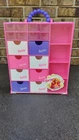 Vintage Barbie Closet 1993 Mattel Tara Toy Closet Storage Pink Carrying Case