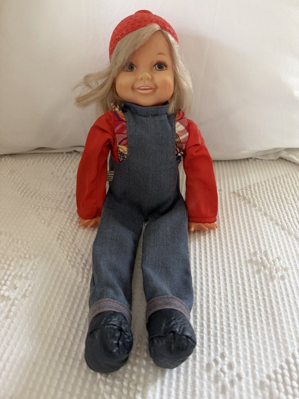 Vintage Ideal UPSY DAZY Doll 1972 Original 15 Inch Flips Over