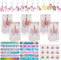 36 StüCk Party Mitgebsel Kindergeburtstag, 12 GeschenktüTen + 12 Schnapparmband