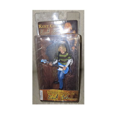 Fender Kurt Cobain Action Figure 2006 with Mustang Guitar & Display Base