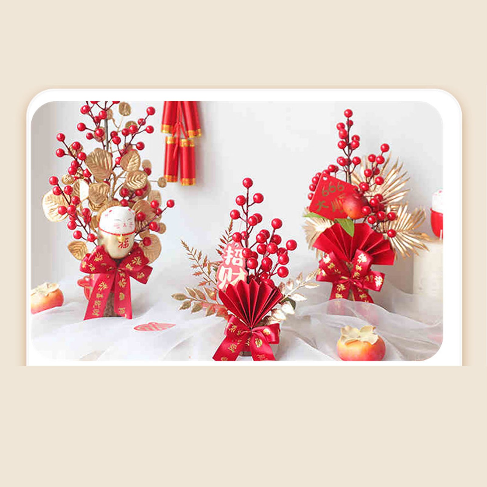 New Table Lucky Tree Decoration Lifelike Exquisite Fortune Tree Ornament With