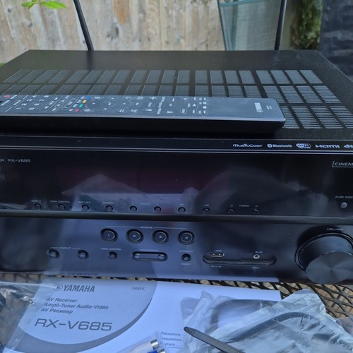 Yamaha RX-V685 AV receiver, Dolby Atmos, Bluetooth, Wi-Fi and Accessories - Picture 3 of 24