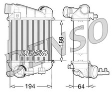 DENSO DIT02027 Ladeluftkühler für AUDI