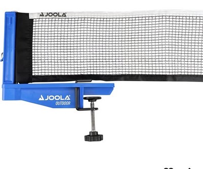 Joola Outdoor Tischtennis Netz Pfosten Set blau höhenverstellbar
