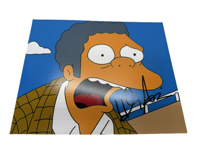 The Simpsons signed Photo hank Azaria A4 COA