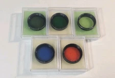 5 Celestron telescope color filters (Filter Astronomy)